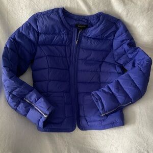 Talbots Royal Blue Quilted Puffer Jacket